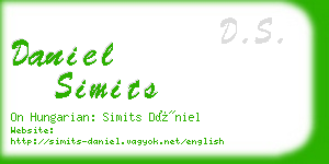 daniel simits business card